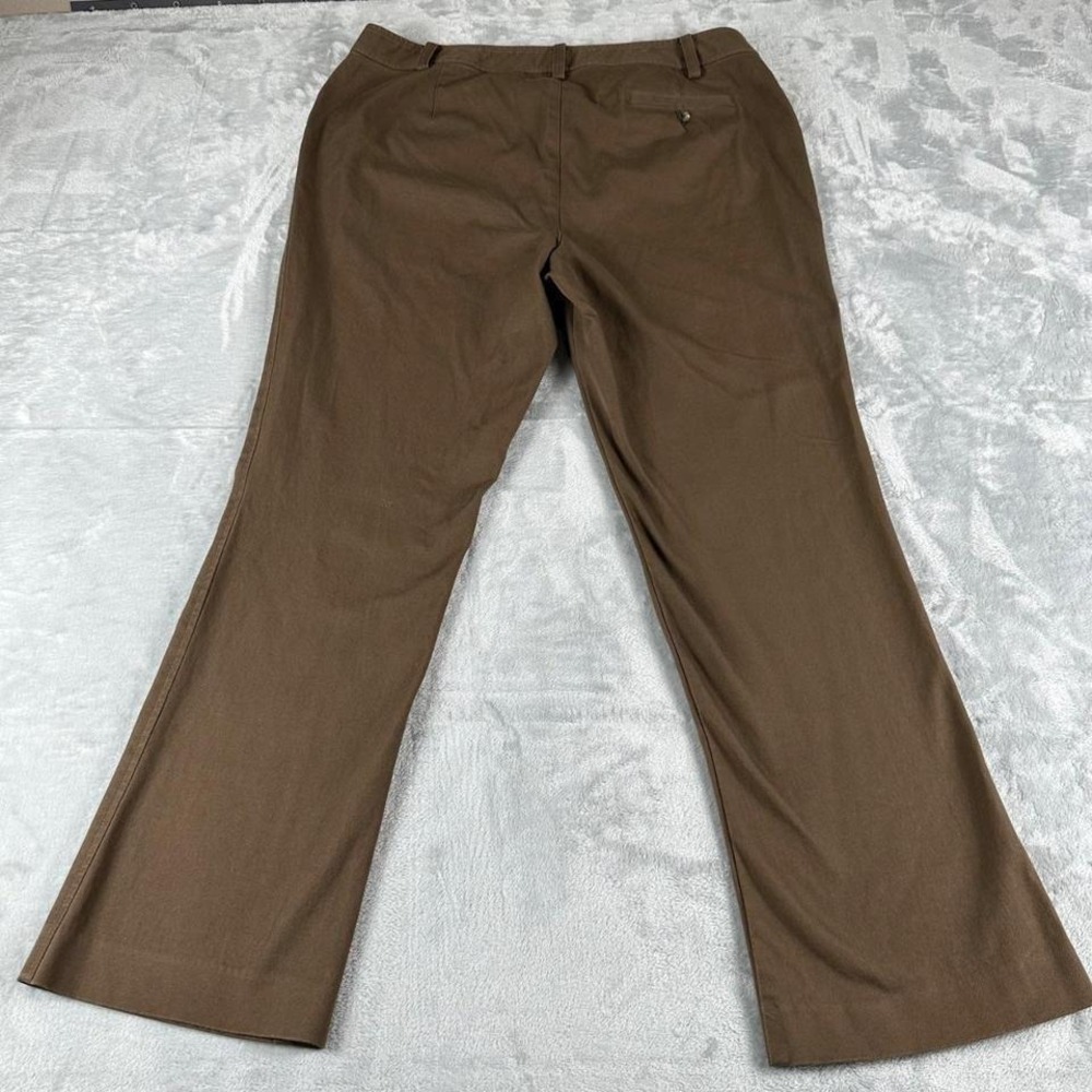 Lauren Ralph Lauren Pants Women 14P Brown Dark Academia Classic Trousers - Picture 2 of 7